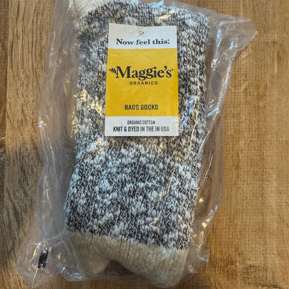 Cozy Knit Socks in Black and Cream